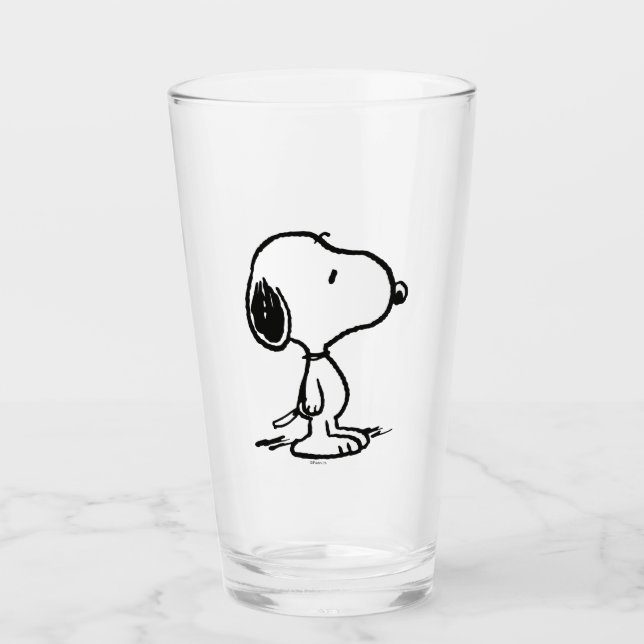 Erdnüsse | Snoopy Glas (Vorderseite)