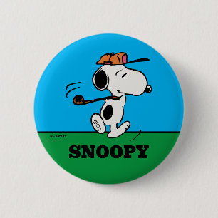 Erdnüsse Snoopy Golf Swing Button