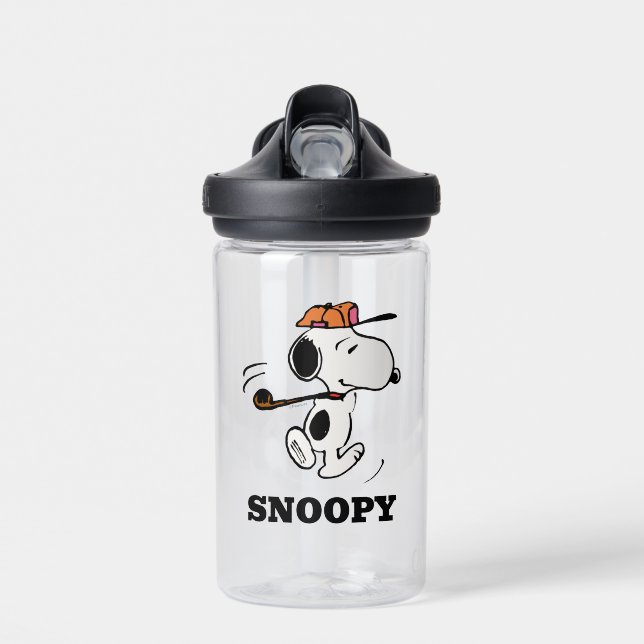 Erdnüsse | Snoopy Golf Swing Trinkflasche (Vorne)