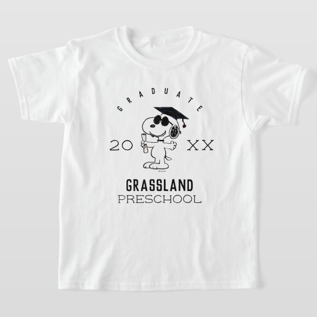 Erdnüsse | Snoopy Graduate T-Shirt (Ablage )