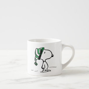 Erdnüsse   Snoopy Green Snow Cap Espressotasse