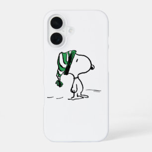 Erdnüsse Snoopy Green Snow Cap iPhone 16 Hülle
