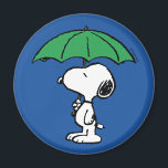 Erdnüsse | Snoopy Green Umbrella Magnet<br><div class="desc">Karo dieses lustige Design von Peanuts mit Snoopy.</div>