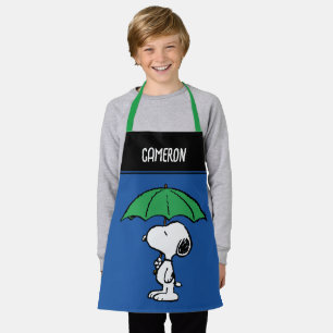 Erdnüsse   Snoopy Green Umbrella Schürze