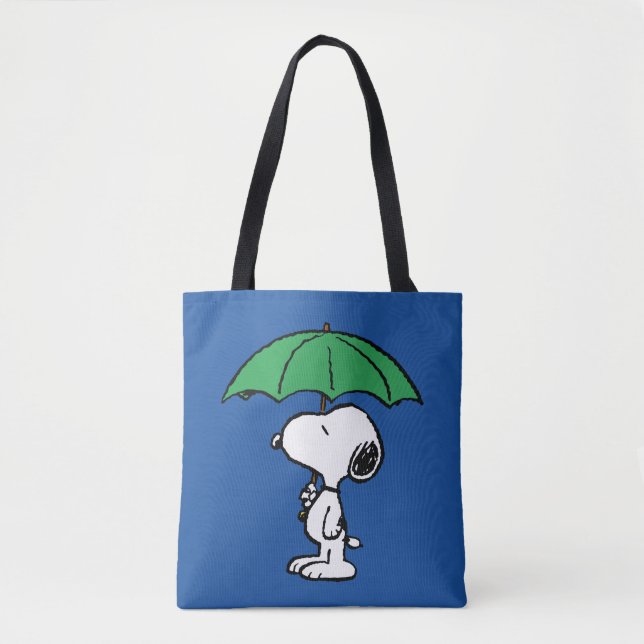 Erdnüsse | Snoopy Green Umbrella Tasche (Vorderseite)