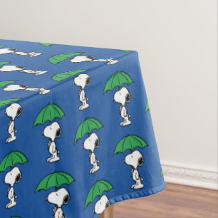 Erdnüsse   Snoopy Green Umbrella Tischdecke