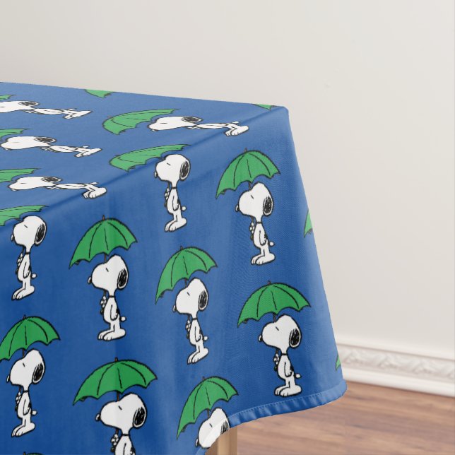 Erdnüsse | Snoopy Green Umbrella Tischdecke (Beispiel)