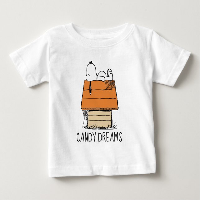 Erdnüsse | Snoopy Halloween Nickerchen Baby T-shirt (Vorderseite)