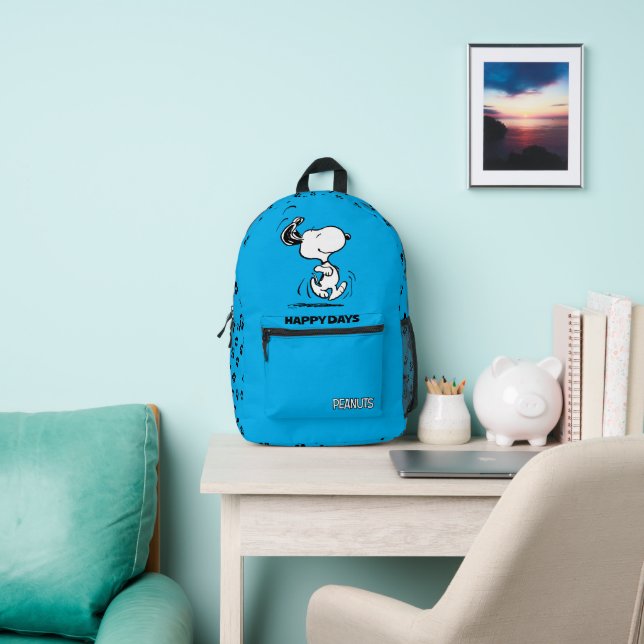 Erdnüsse | Snoopy Happy Dance Bedruckter Rucksack (InSitu)