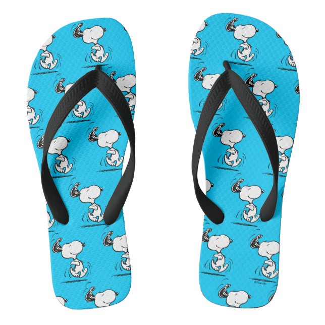 Erdnüsse | Snoopy Happy Dance Flip Flops (Fußbett)