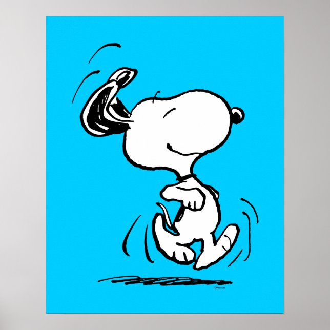 Erdnüsse | Snoopy Happy Dance Poster (Vorne)