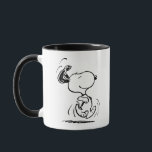 Erdnüsse | Snoopy Happy Dance Tasse<br><div class="desc">Snoopy ist der liebliche Beagle von Charlie Brown im Comic-Streifen Peanuts von Charles M. Schulz. Karo aus diesem niedlichen Peanuts Design mit diesem lieblichen Hund.</div>