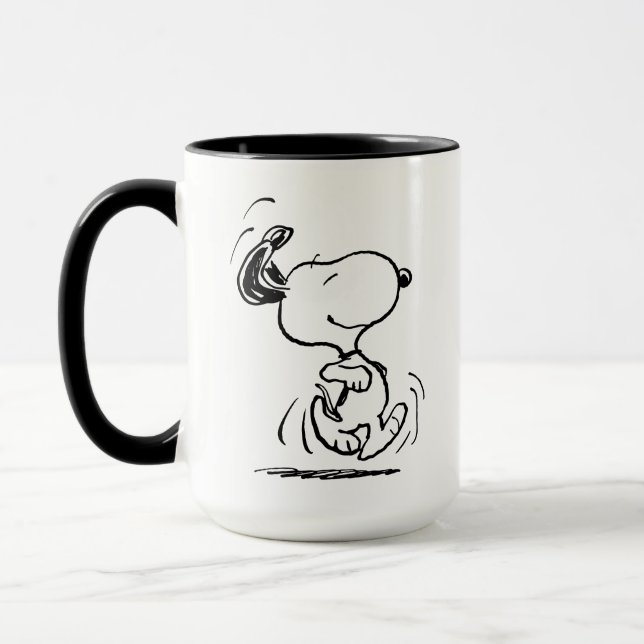 Erdnüsse | Snoopy Happy Dance Tasse (Links)