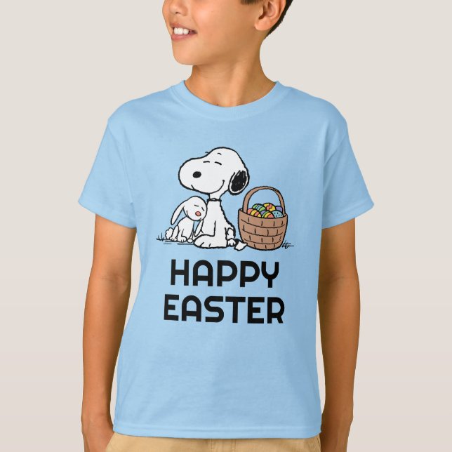 Erdnüsse | Snoopy Happy Oaster T-Shirt (Vorderseite)