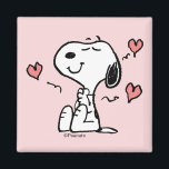 Erdnüsse | Snoopy Hearts Magnet<br><div class="desc">Karo dieses lustige Design von Peanuts mit Snoopy.</div>