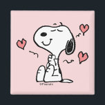 Erdnüsse | Snoopy Hearts Magnet<br><div class="desc">Karo dieses lustige Design von Peanuts mit Snoopy.</div>