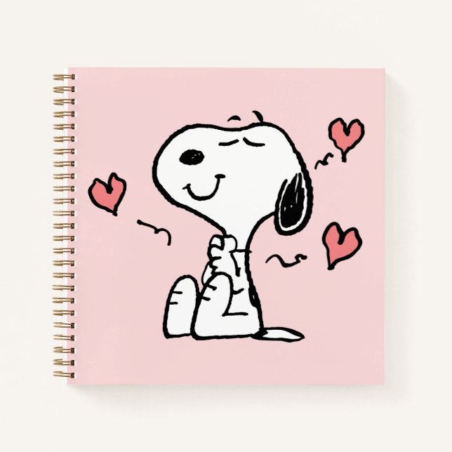 Erdnüsse | Snoopy Hearts Notizbuch (Vorderseite)