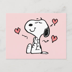 Erdnüsse   Snoopy Hearts Postkarte