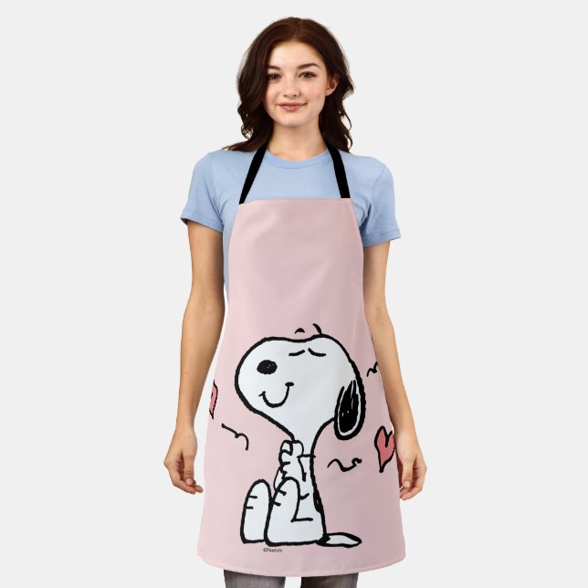 Erdnüsse | Snoopy Hearts Schürze (Getragen)