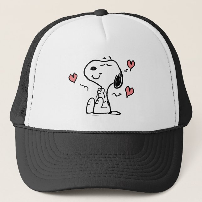 Erdnüsse | Snoopy Hearts Truckerkappe (Vorderseite)