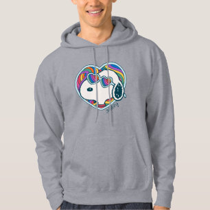Erdnüsse   Snoopy Herzrasen Hoodie