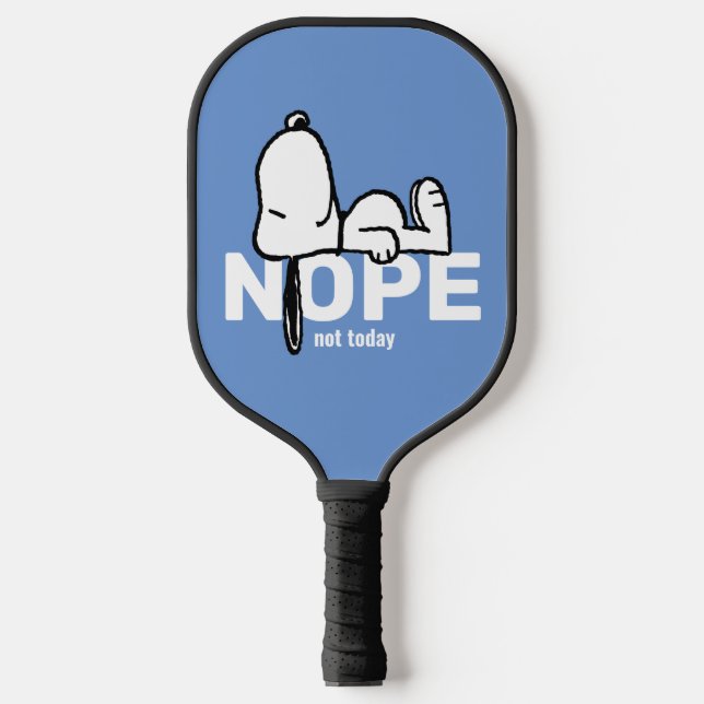 Erdnüsse | Snoopy heute nicht Pickleball Schläger (Vorderseite)