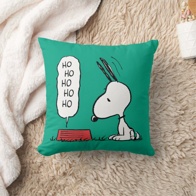 Erdnüsse | Snoopy Ho Ho Ho Food Disc Kissen (Decke)