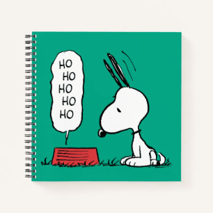 Erdnüsse   Snoopy Ho Ho Ho Food Disc Notizbuch