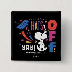 Erdnüsse Snoopy Hut Ab Für Dich Abschluss Gratulie Button