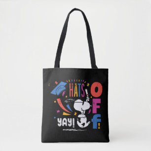 Erdnüsse Snoopy Hut Ab Für Dich Abschluss Gratulie Tasche