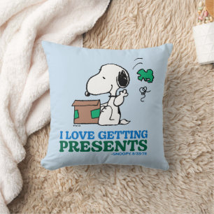 Erdnüsse   Snoopy I Liebe Anbringen von Geschenken Kissen