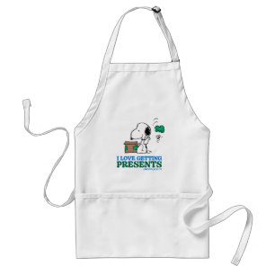 Erdnüsse Snoopy I Liebe Anbringen von Geschenken Schürze