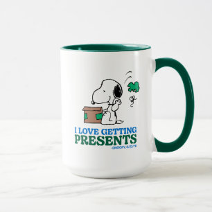 Erdnüsse   Snoopy I Liebe Anbringen von Geschenken Tasse