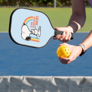 Erdnüsse Snoopy Ich bin stolz auf mich Pickleball Schläger