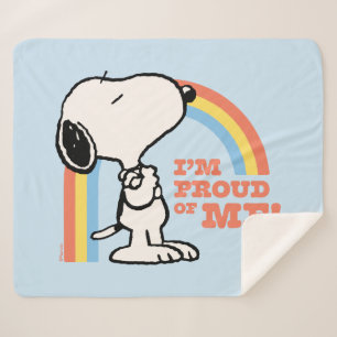 Erdnüsse   Snoopy Ich bin stolz auf mich Sherpadecke