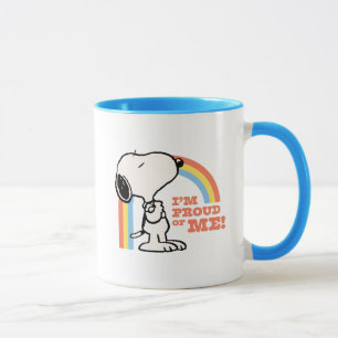 Erdnüsse Snoopy Ich bin stolz auf mich Tasse
