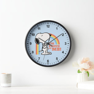 Erdnüsse Snoopy Ich bin stolz auf mich Uhr