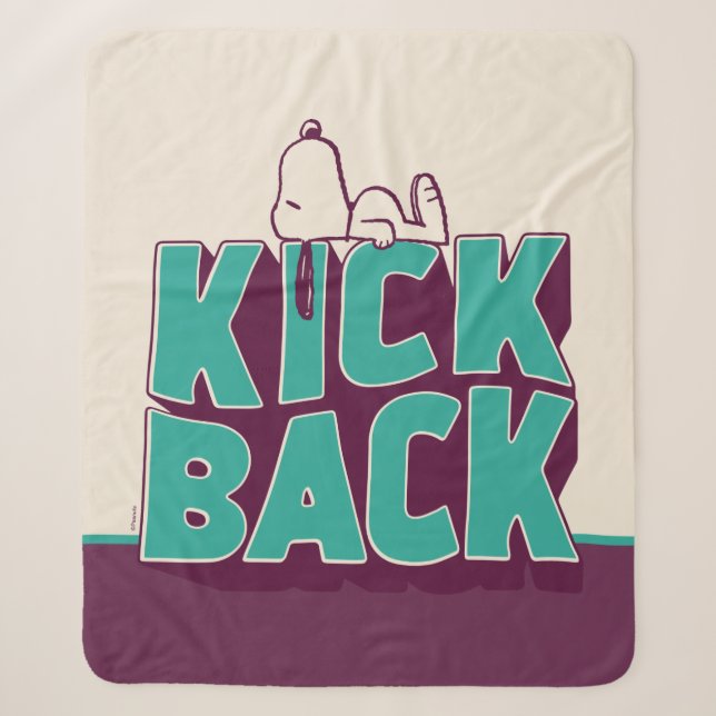 Erdnüsse | Snoopy Kickback Sherpadecke (Vorderseite)