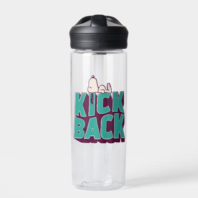 Erdnüsse | Snoopy Kickback Trinkflasche (Vorderseite)
