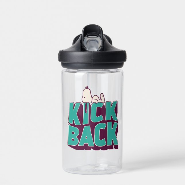 Erdnüsse | Snoopy Kickback Trinkflasche (Vorne)