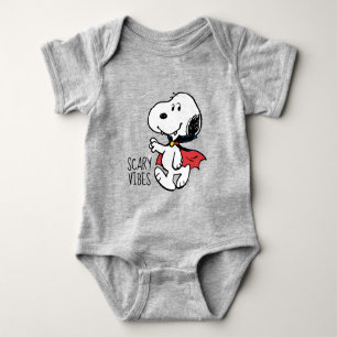Erdnüsse Snoopy Lächeln Vampire Baby Strampler