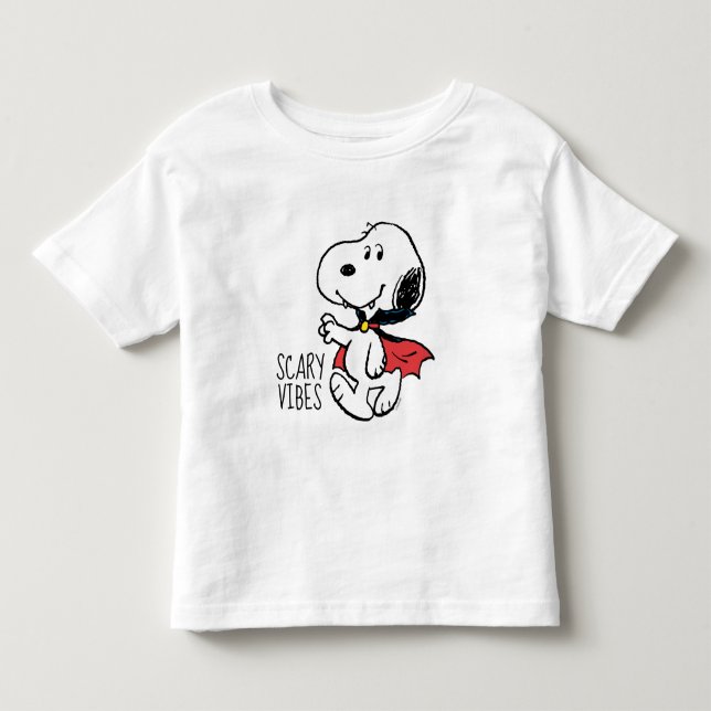 Erdnüsse | Snoopy Lächeln Vampire Kleinkind T-shirt (Vorderseite)