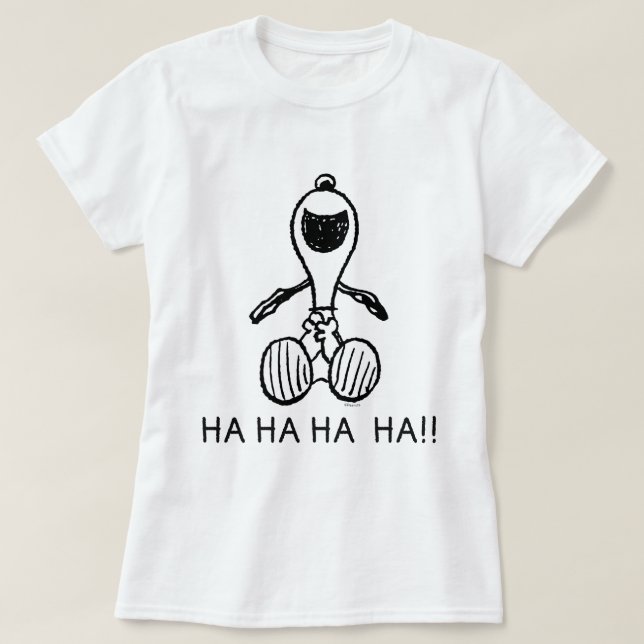 Erdnüsse | Snoopy Laughs T-Shirt (Design vorne)