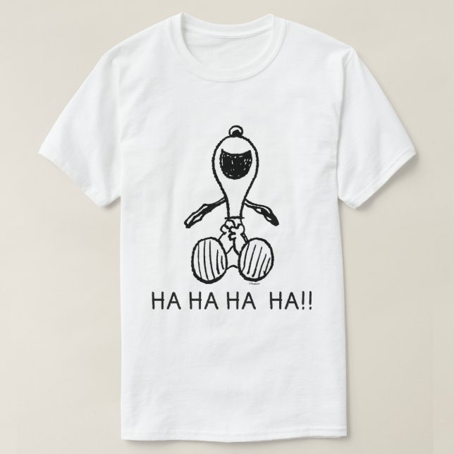 Erdnüsse | Snoopy Laughs T-Shirt (Design vorne)