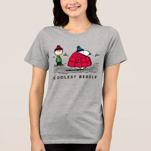 Erdnüsse Snoopy & Linus Abgefüllte Jacket Tri-Blend Shirt