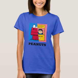 Erdnüsse   Snoopy & Lucy Half & Half T-Shirt