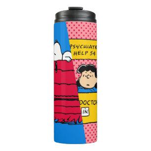Erdnüsse Snoopy & Lucy Half & Half Thermosbecher