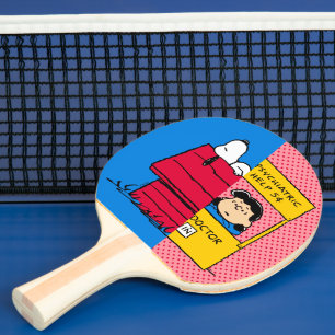Erdnüsse   Snoopy & Lucy Half & Half Tischtennis Schläger