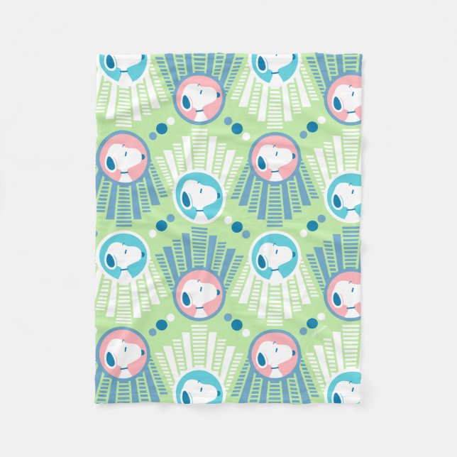 Erdnüsse | Snoopy Mint Green Deko Dreams Fleecedecke (Vorderseite)