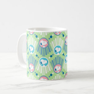 Erdnüsse   Snoopy Mint Green Deko Dreams Pattern Kaffeetasse